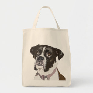 De Tela Accesorio Brindle del regalo del boxeador - bolso