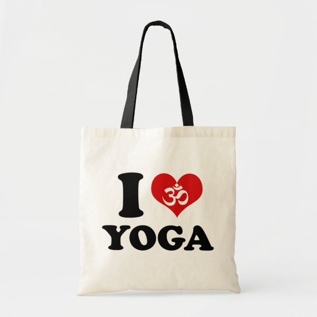 De Tela AMO LA YOGA - bolso (Frente)