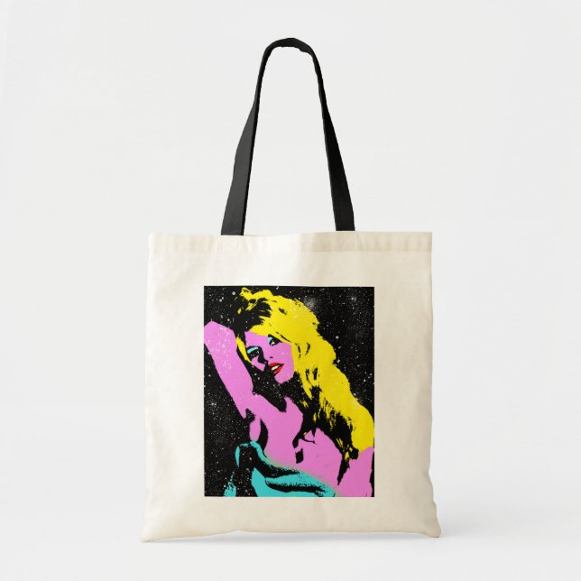 De Tela BOLSO "arte pop " (Frente)