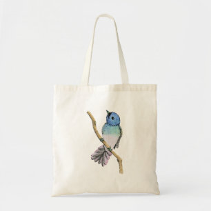 De Tela Bolso azul del pájaro