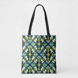De Tela Bolso bandolera con patrón geométrico