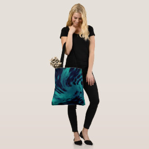 De Tela Bolso bandolera negro verde y azul