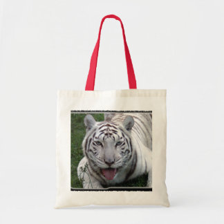 De Tela Bolso blanco del tigre