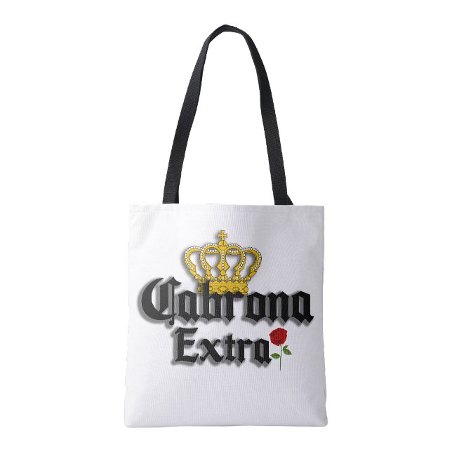 De Tela Bolso cabrona extra para compras (Cabrona extra shopping tote bag)