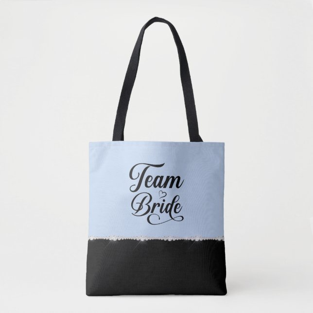 De Tela Bolso Chic Team Bride (Anverso)