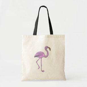 De Tela Bolso con el flamenco rosado