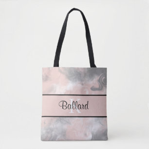 De Tela Bolso con iniciales