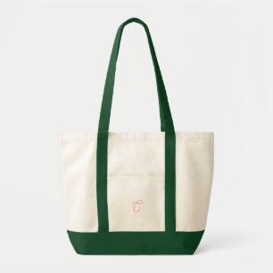 De Tela Bolso con monograma elegante