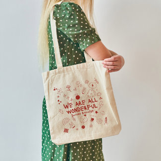 De Tela Bolso Coquette Personalizado Rojo Todo Maravilloso