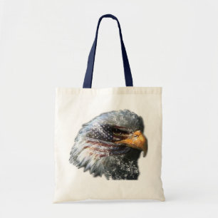 De Tela Bolso del águila calva del vintage