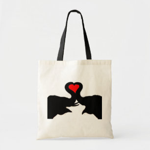 De Tela Bolso del amor del elefante