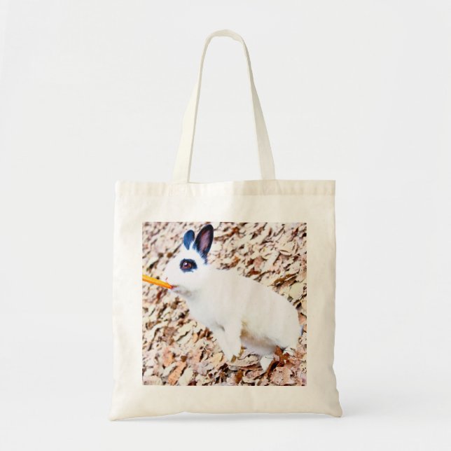 De Tela Bolso del conejo (Frente)