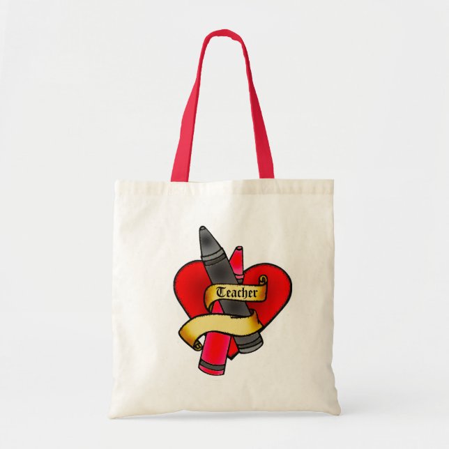 De Tela Bolso del creyón del profesor (Frente)
