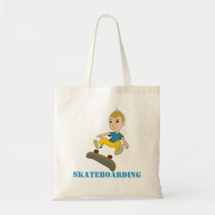 De Tela Bolso del dibujo animado del muchacho que anda en