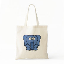 Bolso del elefante del dibujo animado