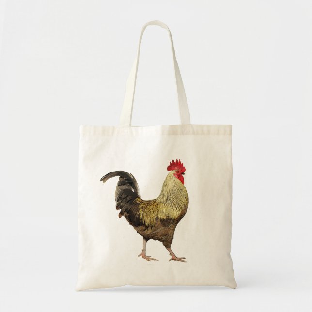 De Tela Bolso del Gallo-UNO-Doodle-Doo (Frente)