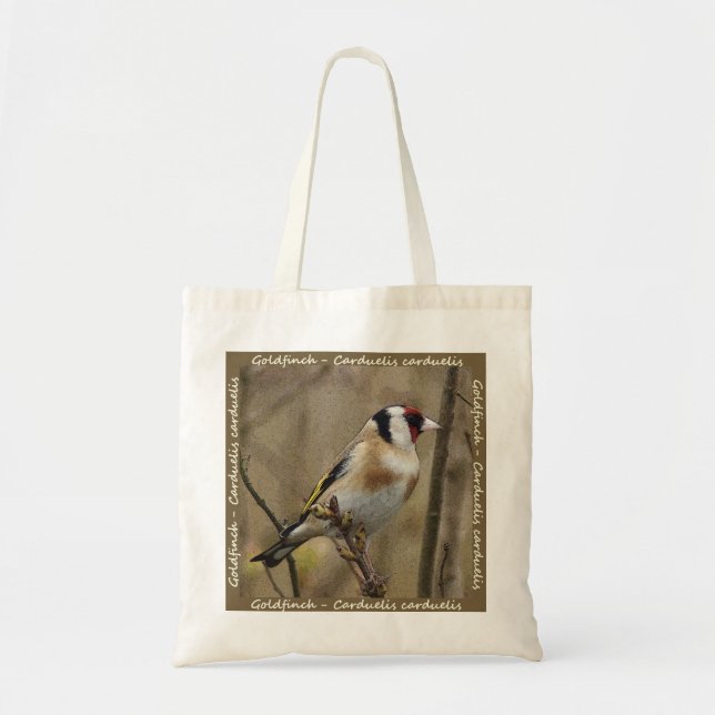 De Tela Bolso del Goldfinch (Frente)
