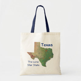 De Tela Bolso del mapa del Texan