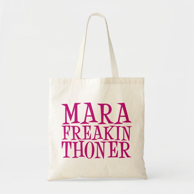 De Tela bolso del marafreakinthoner (Frente)