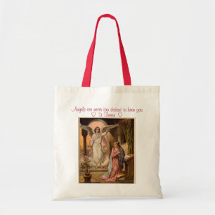 De Tela bolso del mensaje del ángel