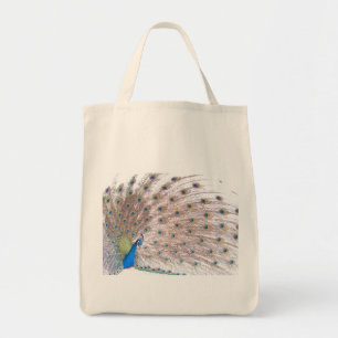 De Tela Bolso del pájaro del pavo real