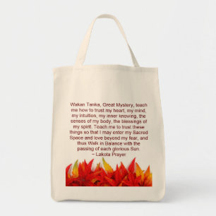 De Tela bolso del rezo del lakota