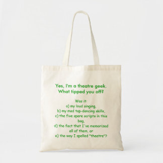 De Tela Bolso del teatro