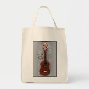 De Tela Bolso del Ukulele del vintage
