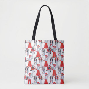 De Tela Bolso divertido para mujeres maduras y elegantes
