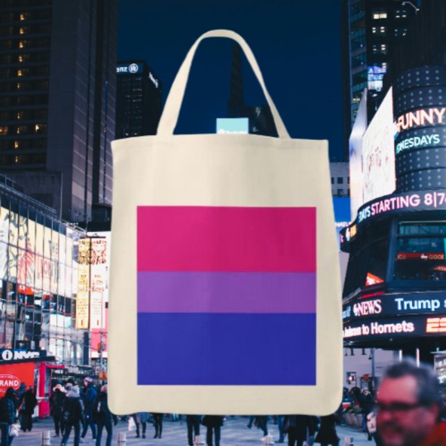 De Tela Bolso Ecológico para Compras Orgullo Bi (Subido por el creador)