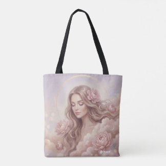 De Tela Bolso elegante con estampado floral