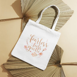 De Tela Bolso elegante y con estilo con cita floral en acu