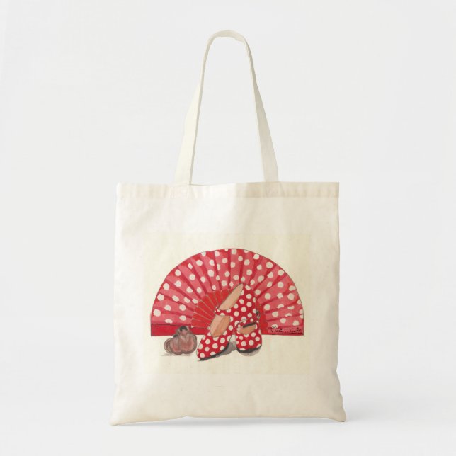 De Tela Bolso Flamenco. Flamingo Bag (Frente)