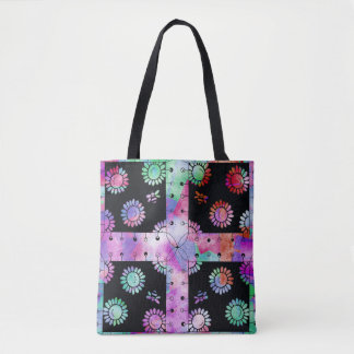 De Tela Bolso Floral Tote Girasol Abeja Regalo Único Color