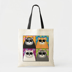De Tela Bolso fresco del gato