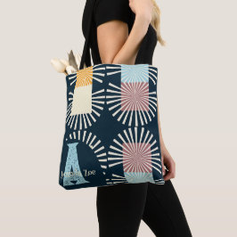 De Tela Bolso grande con monograma elegante moderno