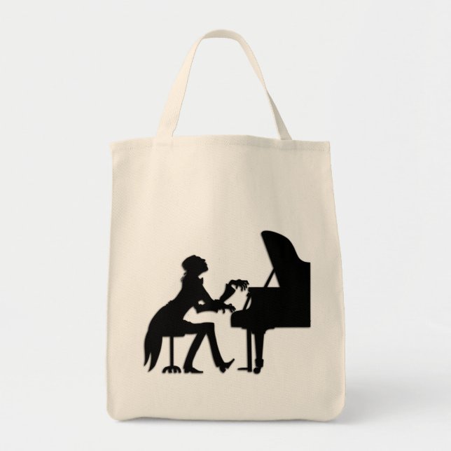 De Tela Bolso grande para pianista (Frente)