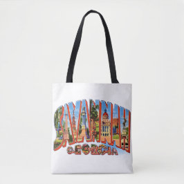 De Tela Bolso Hombro Vintage Savannah Georgia