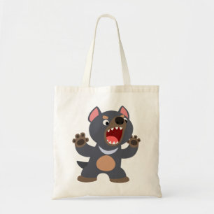 De Tela Bolso lindo del diablo tasmano del dibujo animado