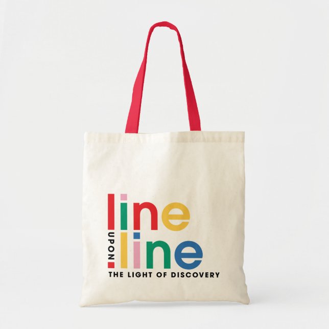 De Tela Bolso Line Upon Line (Frente)