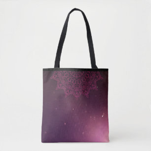 De Tela Bolso morado Mandala