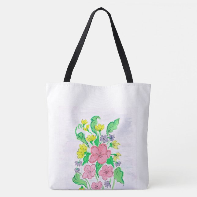 De Tela Bolso Moral Ilustrado Cris (Reverso)