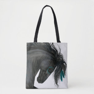 De Tela Bolso negro frisio del caballo por Bihrle