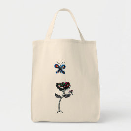 De Tela Bolso Orgánico Mariposa Hada Flor