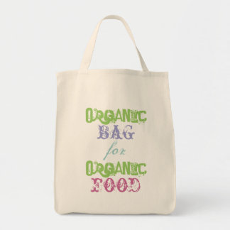 De Tela Bolso orgánico para el alimento biológico