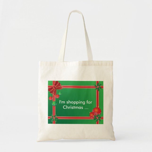 De Tela Bolso para hacer compras (Frente)