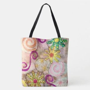 De Tela Bolso para pinta con estampado total “Beach Vibes”