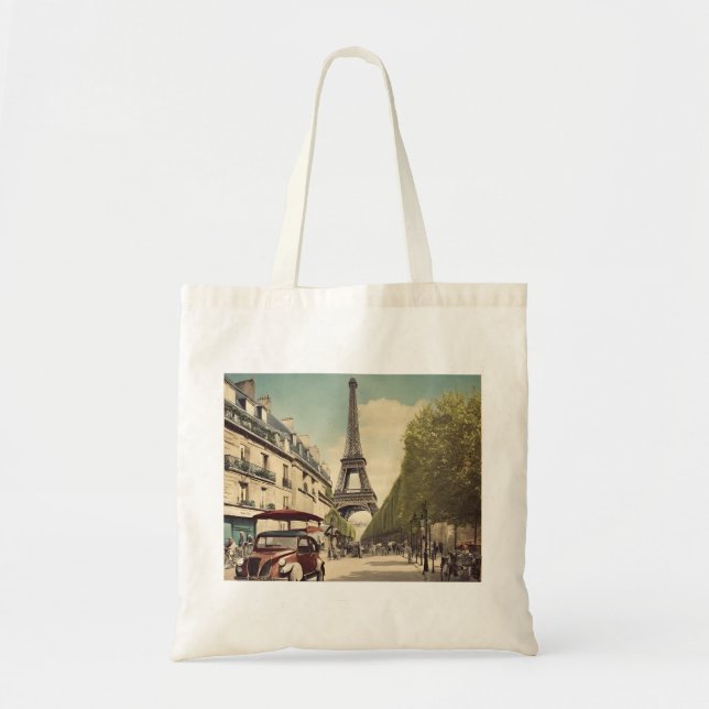 De Tela Bolso Paris Tote (Frente)