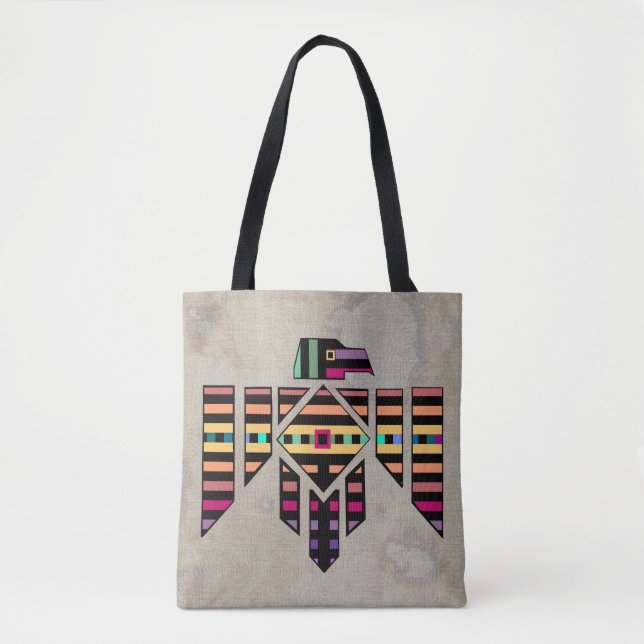 De Tela Bolso Parquet Thunderbird Allover (Anverso)