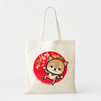 De Tela Bolso - perrito - rojo japonés